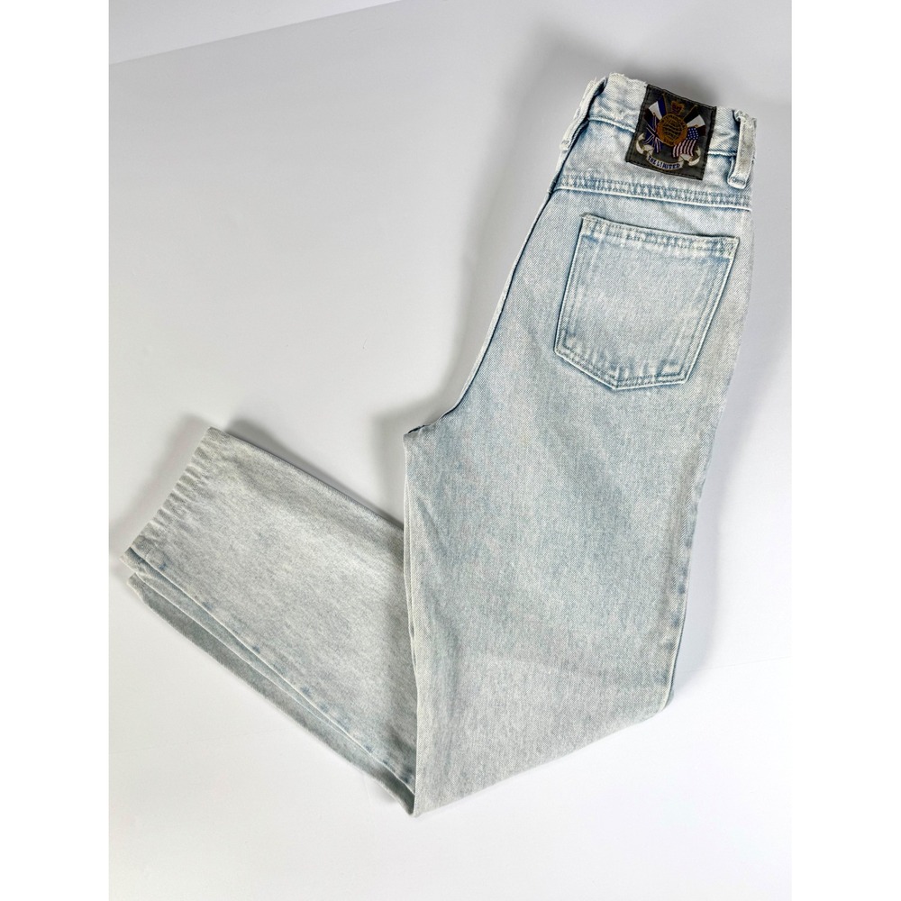 Vintage The Limited High Waisted Mom Jeans Acid Wash Light Blue Tapered Size 2